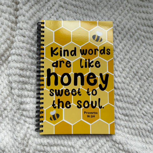 Kind words notebook