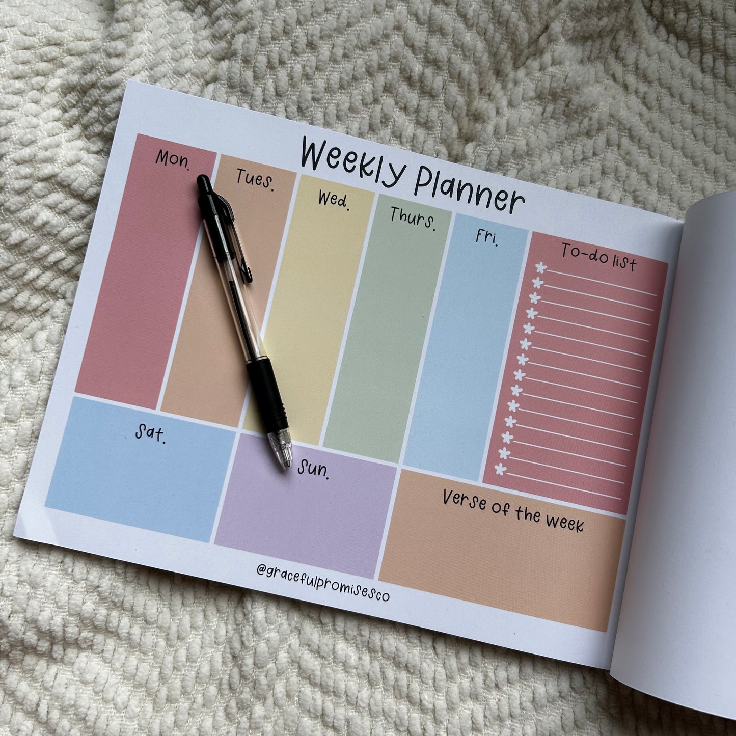 Weekly Planner notepad