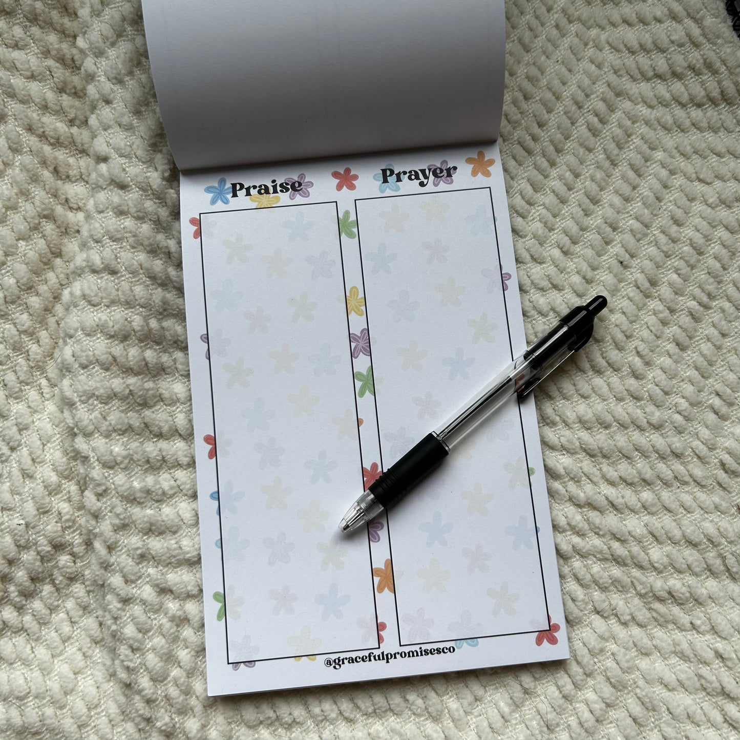 Praise and Prayer notepad