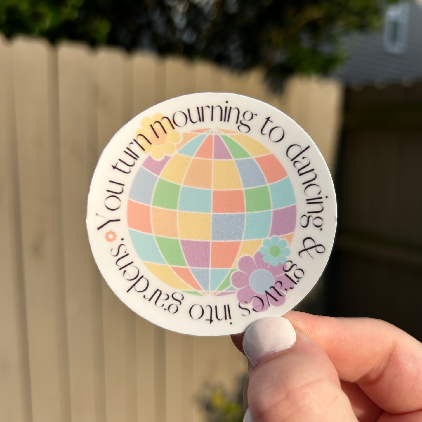 Dancing & Gardens Sticker