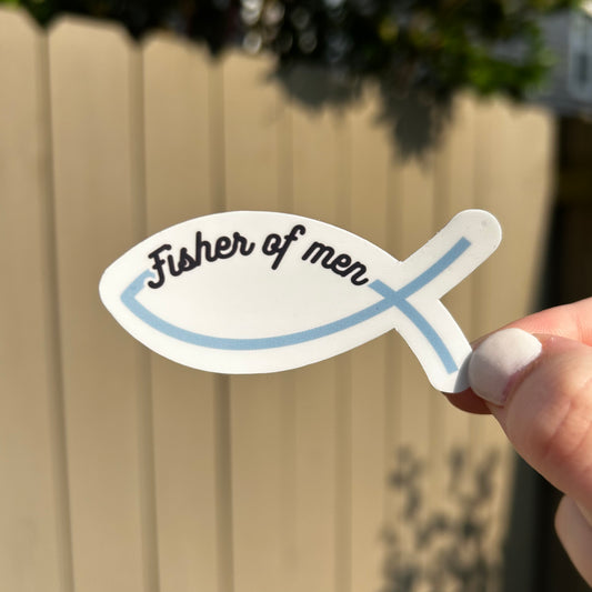 Fisher of men sticker