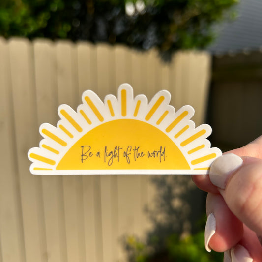 Be the Light sticker