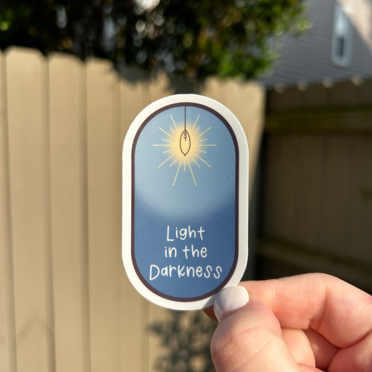 Light in Darkness sticker