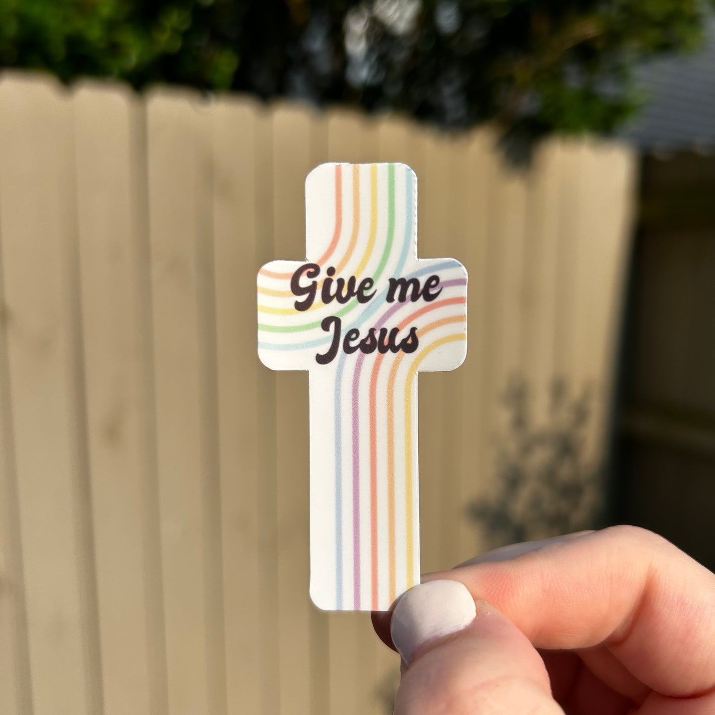 Give Me Jesus Sticker